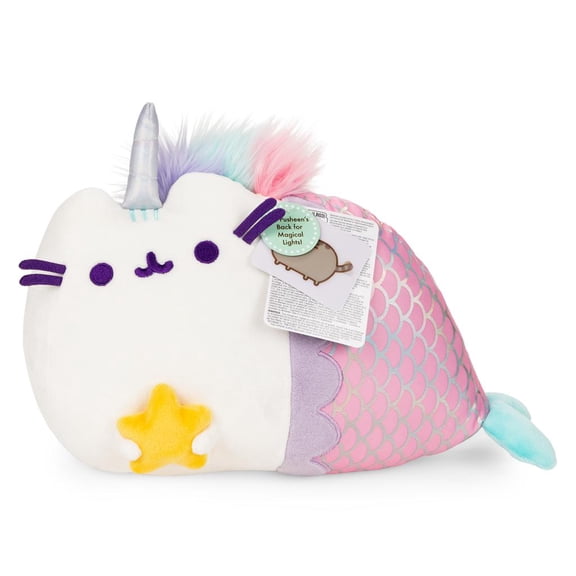 Magical Lights Mermaid Pusheenicorn Plush
