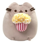 GUND Pusheen Snackables Popcorn Cat Plush Stuffed Animal, Gray, 9.5"