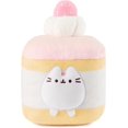 thumbnail image 1 of GUND Pusheen Strawberry Sponge Cake Plush, Squishy Toy, Pink, 6”, 1 of 3