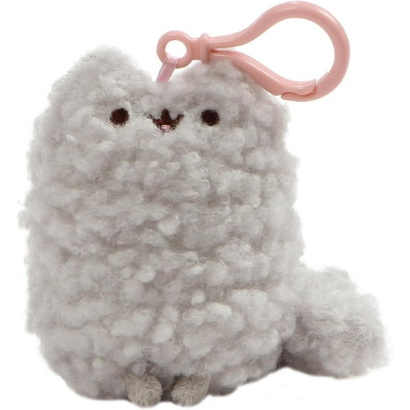 GUND Pusheen's Little Sister Stormy Plush Stuffed Cat Backpack Clip, Gray, 5"