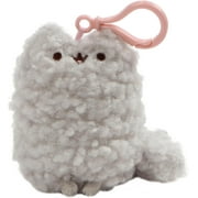 GUND Pusheens Little Sister Stormy Plush Stuffed Cat Backpack Clip, Gray, 5