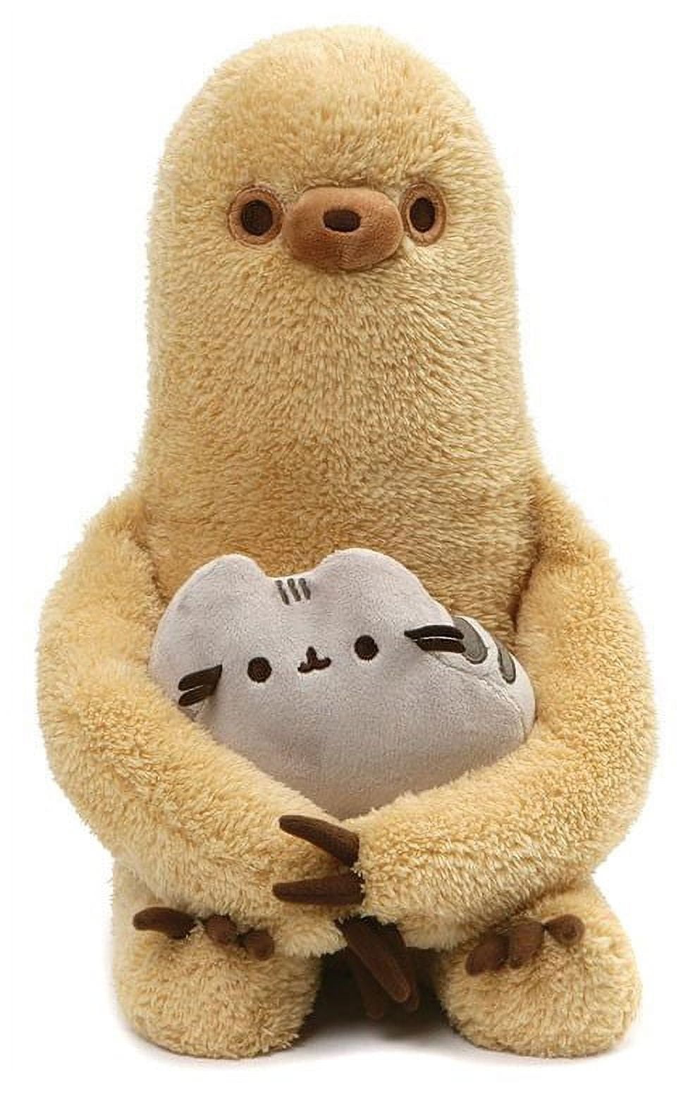 GUND Pusheen with Sloth Plush Stuffed Animal Set of 2 Multicolor