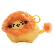 GUND Pusheenimal Lion Plush Stuffed Animal Backpack Clip 5 , Yellow and Orange
