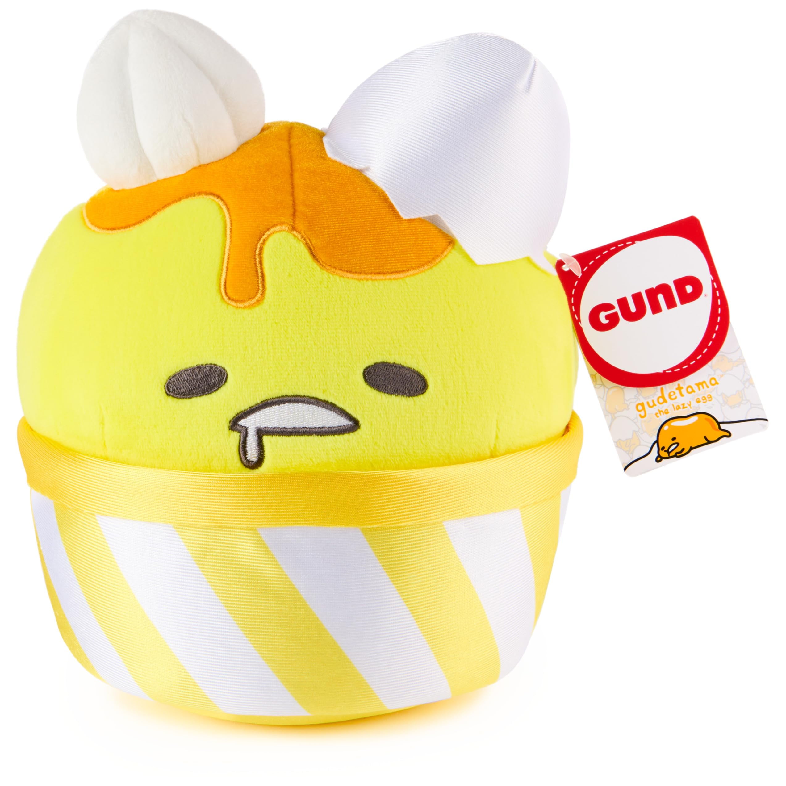 GUND Sanrio Gudetama The Lazy Egg Stuffed Animal, Gudetama Ice