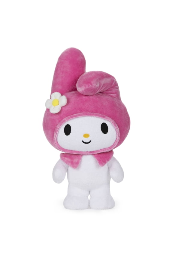 Sanrio Hello Kitty My Melody Plush, Premium Stuffed Animal for Ages 1 and Up, 9.5, Pink/White