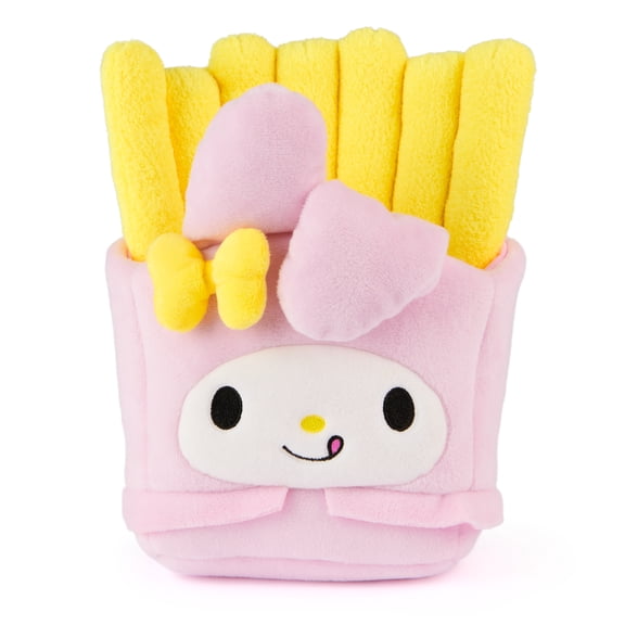 GUND Sanrio Official Hello Kitty and Friends My Melody French Fries Plush, Collectible Plush Toy, Stuffed Animal for Ages 1 and Up, Pink/Yellow, 8