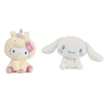 Hello Kitty Moving Sticker GUND Sanrio Plush Toy Bundle, 6