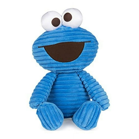 GUND Sesame Street Cuddly Corduroy Cookie Monster Plush Stuffed Animal, Blue, 13”