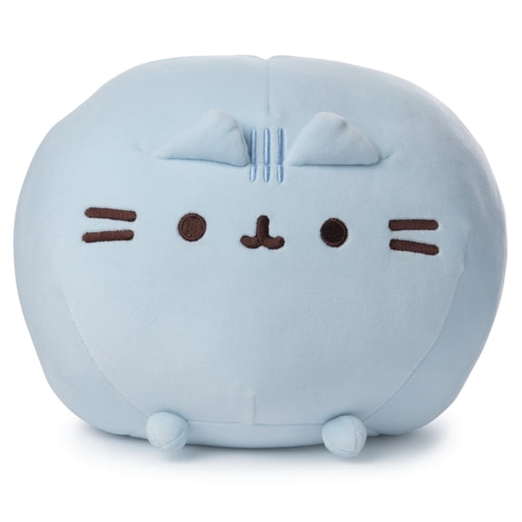GUND Pusheen Squisheen Squishy Round Plush Stuffed Cat for Ages 1 and Up, Blue, 11