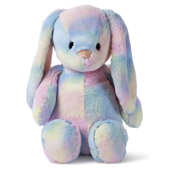 GUND Thistle Rabbit, Easter Bunny Stuffed Animal, Easter Decorations, Plush Toy for Ages 1 and Up, Rainbow, 15"