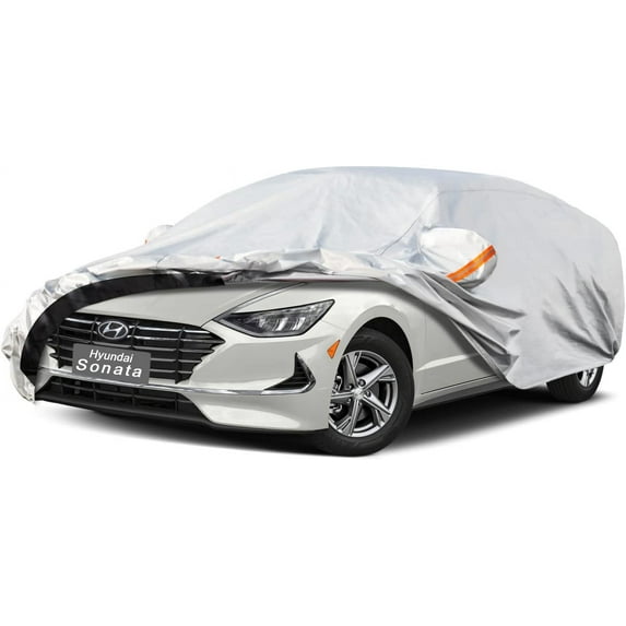 GUNHYI 6 Layer Car Cover Custom Fit BMW 7 Series 728i 730i 740i 750i 730li 740li 750li 760li (1977-2023) Waterproof All Weather, Heavy Duty Outdoor Snow Sun Rain Uv Protection