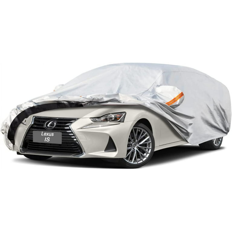 GUNHYI 6 Layer Car Cover Custom Fit Lexus Is IS250 IS300 IS350 2015 2023 Waterproof All Weather Heavy Duty Outdoor Snow Sun Rain UV Protection