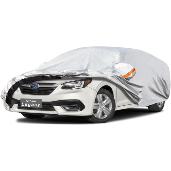 GUNHYI 6 Layers Car Cover Custom Fit Subaru Legacy (2001-2023) Waterproof All Weather, Heavy Duty Outdoor Snow Sun Rain Uv Protection (Ships from US Warehouse, Delivery 3-8 Days)