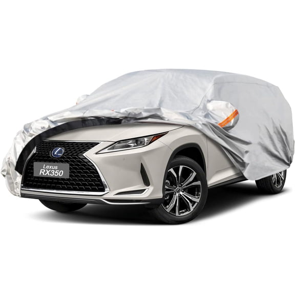 GUNHYI 6 Layers SUV Car Cover Custom Fit Lexus RX350 (2015-2023) Waterproof All Weather, Heavy Duty Outdoor Snow Sun Rain Uv Protection
