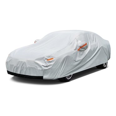 Kono Covers 7-Layer Car Cover – Waterproof, Breathable, Fleece Lining, Indoor/Outdoor, Custom Fit, Gray