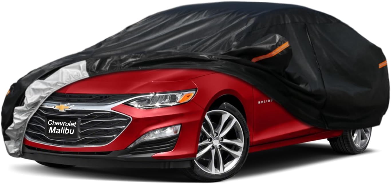 GUNHYI 7 Layers Car Cover Custom Fit Chevrolet Malibu (1997-2023 ...