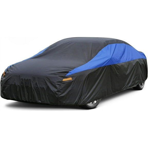 GUNHYI Car Cover Custom Fit for Dodge Challenger Hellcat (2008-2022) Waterproof All Weather for Automobiles, Outdoor Full Cover Rain Sun UV Protection, Orange