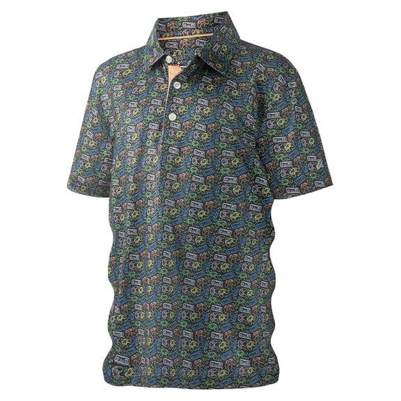 GUNIA Boys Polo Shirts Short Sleeve Casual Button Down School Uniform Shirt Golf Shirts For Boys Youth Kids 7-15 Years Comfy