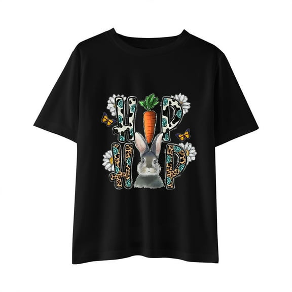 GUNIA Kids Toddler Boys Shirts Funny Graphic Short Sleeve Crewneck Casual Basic T-Shirt Tees Summer Tops For Boy Youth 2-12 Years Light Blue