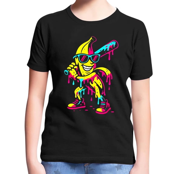 GUNIA Kids Toddler Boys Shirts Graphic Short Sleeve Crewneck Casual Basic T-Shirt Tees Summer Tops For Boy Youth 2-14 Years Black