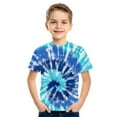 thumbnail image 1 of GUNIA Kids Toddler Boys Shirts Tie Dye Short Sleeve Crewneck Casual Basic T-Shirt Tees Summer Tops For Boy Youth 4-16 Years Comfy, 1 of 2
