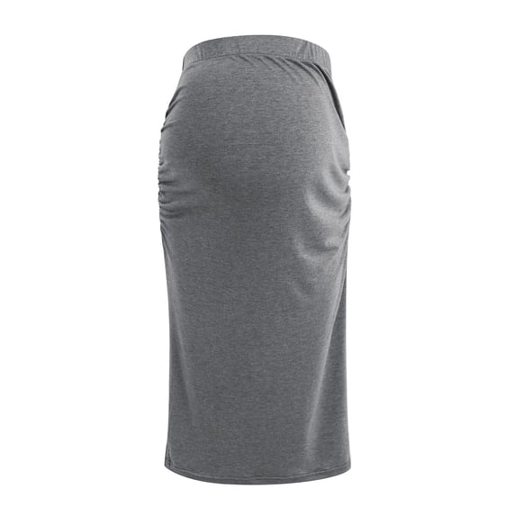 GUNIA Maternity Pregnant Women Classic Skirt High Waist Solid Color Pregnant Women Skirt Pregnancy Breathable
