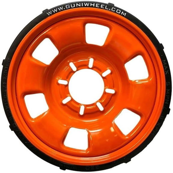 GUNIWHEEL Universal Vehicle Mounting System Roller Wheel with Universal Lug Pattern for Large Trucks with 8 Lug Patterns - Safely Move & Mount Vehicles 1, GUNIWHEEL 80