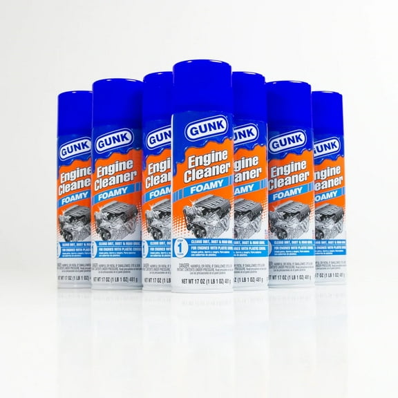 GUNK FEB1-12PK 'Engine Brite' Engine Cleaner Foam - 17 oz., (Case of 12)