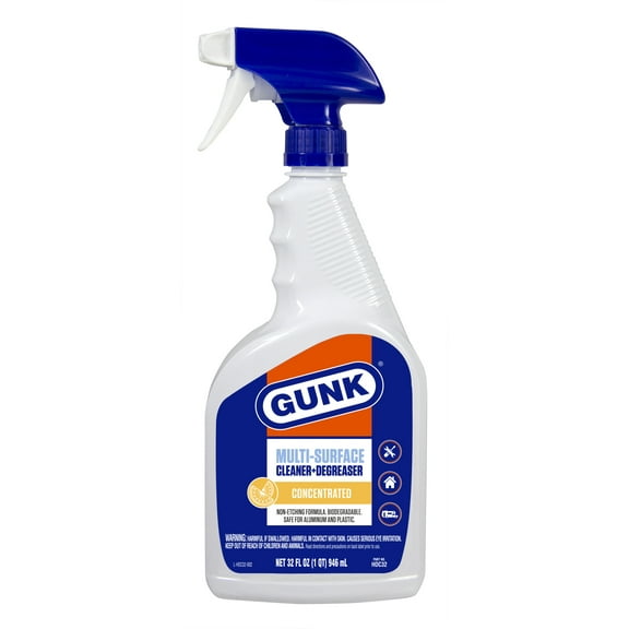 GUNK HDC32 Multi-Surface Trigger Spray Degreaser, All Purpose Cleaner, 32 oz