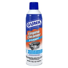 GUNK Low VOC Foamy Engine Cleaner and Degreaser for Cars and Motorcycles - 17 oz Aerosol