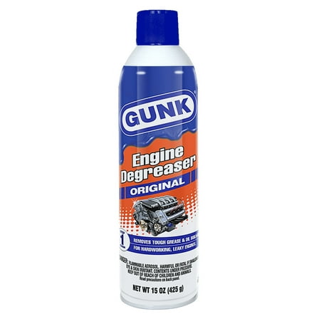 GUNK Original Engine Degreaser Spray for All Vehicle Types, 15 oz