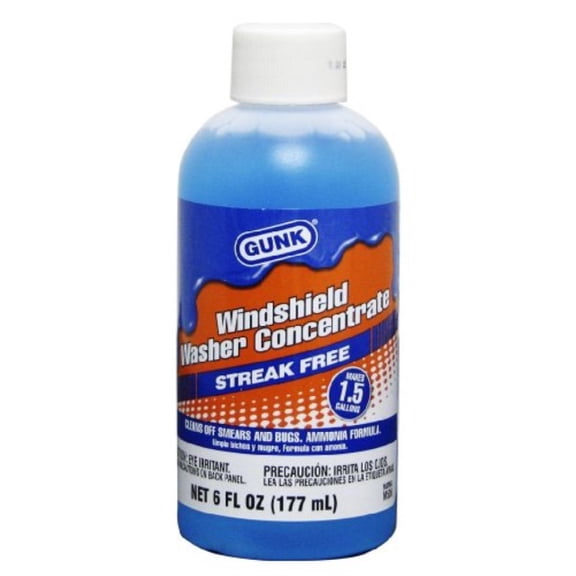 GUNK Windshield Washer Concentrate Windshield Washer Fluid, 6 fl oz