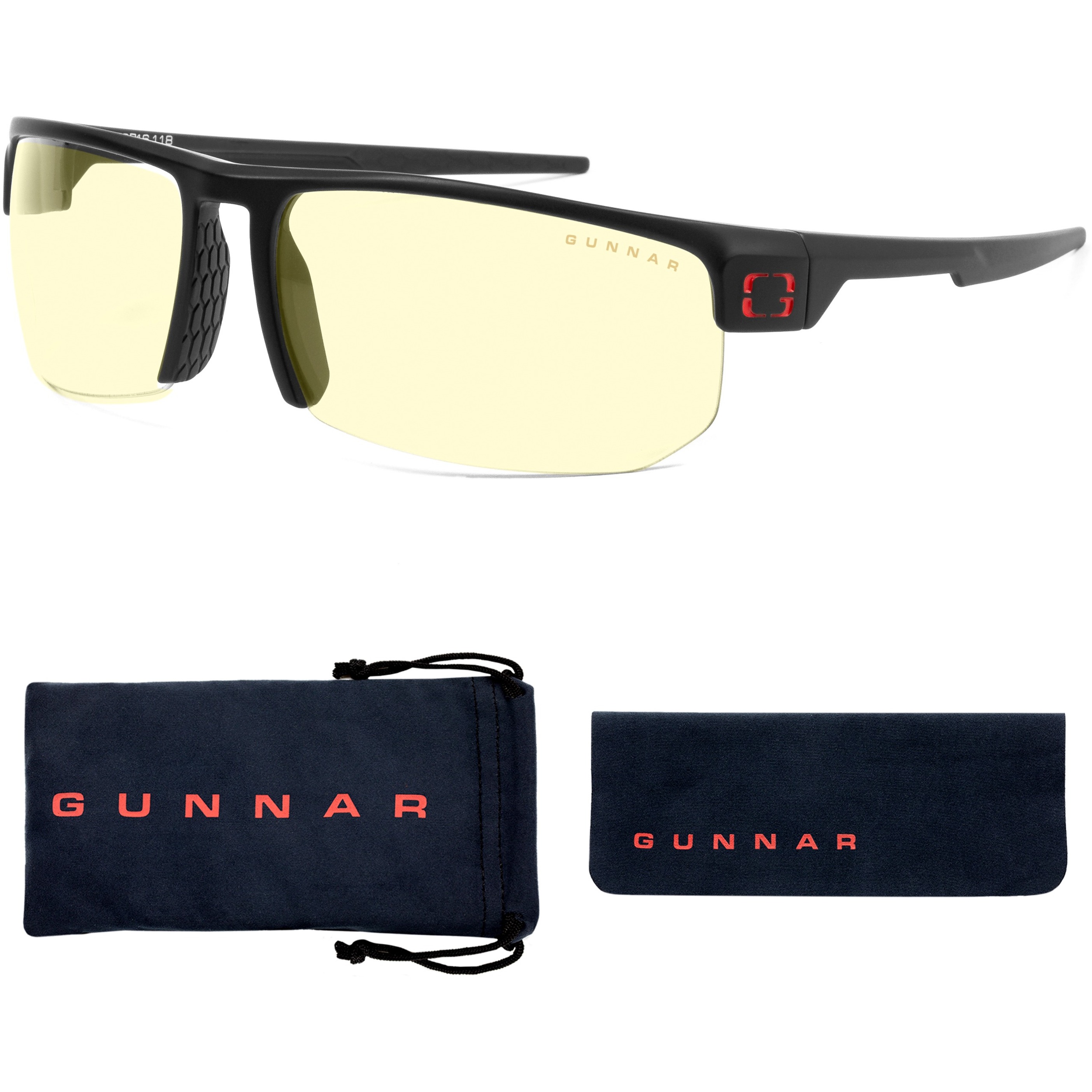 GUNNAR Gaming Glasses - Torpedo, Onyx, Amber Tint - Walmart.com