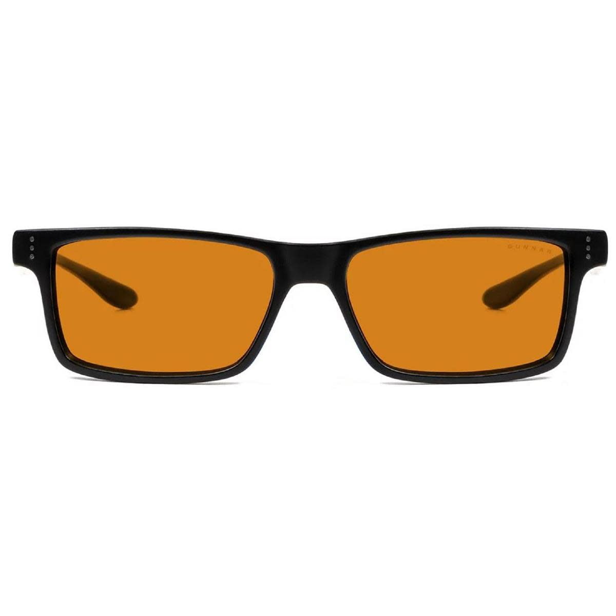 GUNNAR Optiks Gaming and Computer Glasses with Amber Tint Lens, Onyx