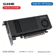 GUNNIR Intel Arc Pro B50 16GB GDDR6 Graphics Card Low Profile Single Slot Sff Workstation Gpu PCIe 5.0 8K Multi Display