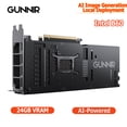 thumbnail image 1 of GUNNIR Intel Arc Pro B60 TF Dual‑Slot Professional Graphics Card 24GB GDDR6 PCI‑Express 5.0 XMX AV1 200W, 1 of 10
