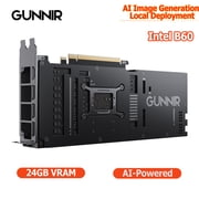GUNNIR Intel Arc Pro B60 TF Dual Slot Professional Graphics Card 24GB GDDR6 PCI Express 5.0 XMX AV1 200W