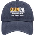 GUNPA Like A Normal Grandpa But More Fun and Owns Guns Hat Men with