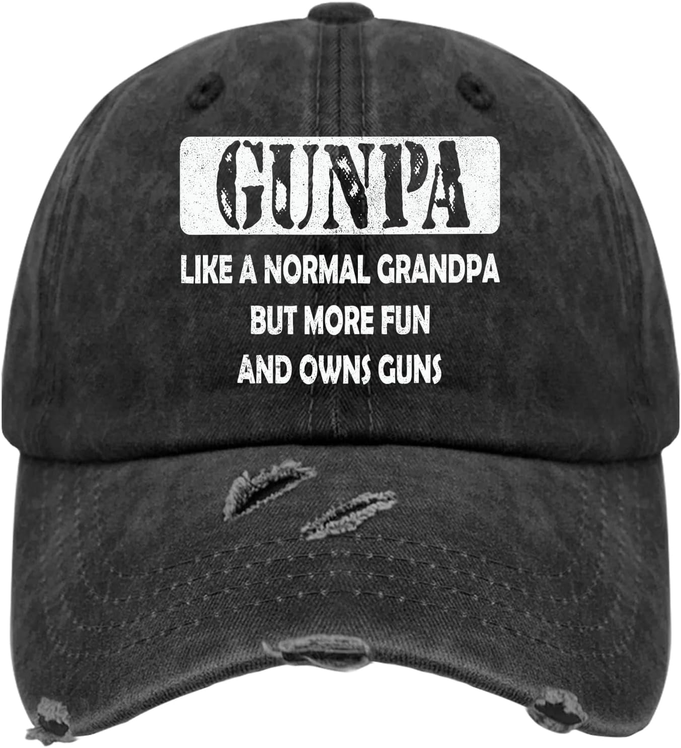 GUNPA Like A Normal Grandpa But More Fun and Owns Guns Hat for Women