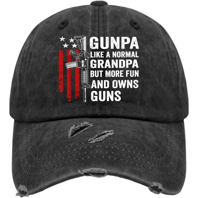 GUNPA Like A Normal Grandpa But More Fun and Owns Guns Hat for Women
