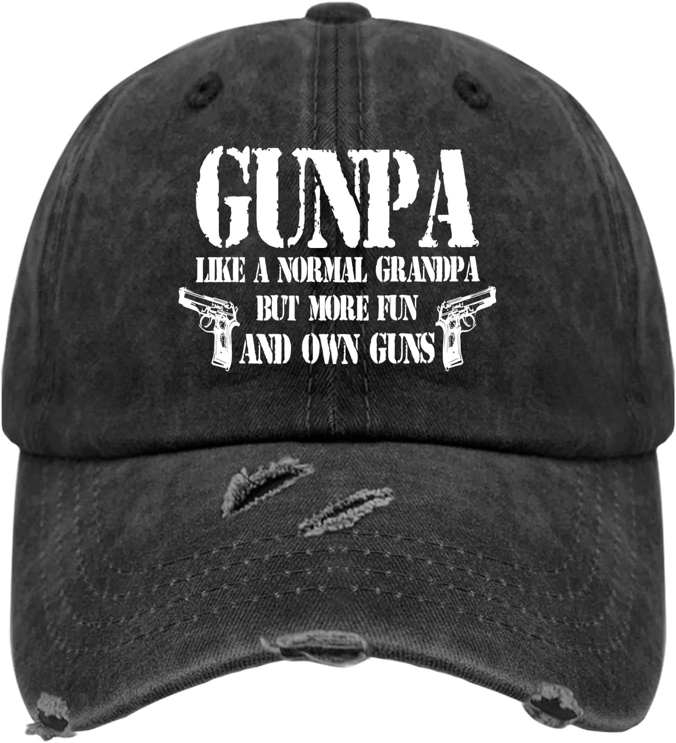 GUNPA Like A Normal Grandpa But More Fun and Owns Guns Hat for Women