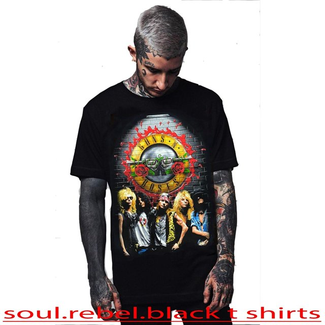 GUNS AND ROSES PUNK ROCK THE BAND T SHIRTS MEN'S SIZES