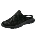 thumbnail image 1 of GUOBIOZIY Women Mules Sneakers Slip On Walking Shoes Lightweight Comfortable Breathable Anti Slip Rubber Sole(Black,8), 1 of 7