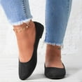 thumbnail image 1 of GUOBIOZIY Pointed Toe Flats for Women Dressy Casual, Low Heel Dress Shoes Comfortable, Slip-on Business Work Loafer Shoes for Women（Black,7.5）, 1 of 7