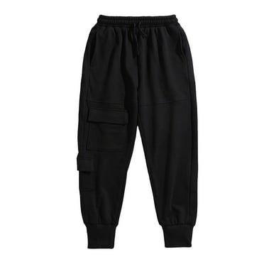 GUOBIOZIY Toddler Baby Boys Pants Children Kids Girls Cute Clothes Trousers for Boys (Black,8-9 Y)