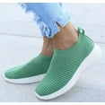 thumbnail image 1 of GUOBIOZIY Women Slip on Trainer Fitness Running Sneakers Mesh Gym Jogging Walking Shoes(Mint Green,6.5), 1 of 5