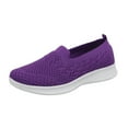 thumbnail image 1 of GUOBIOZIY Women's Comfort Low Vamp Slip On Sneaker(Purple,6.5), 1 of 6