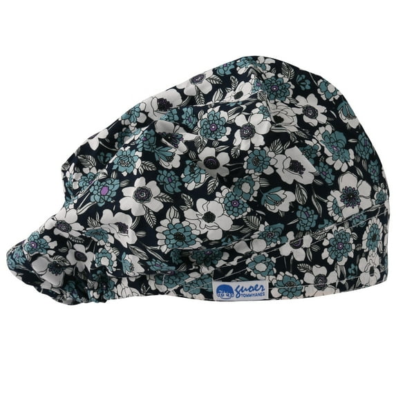GUOER Bouffant Hat For Women Nurse hat Bouffant Caps Working hats One Size 2113N