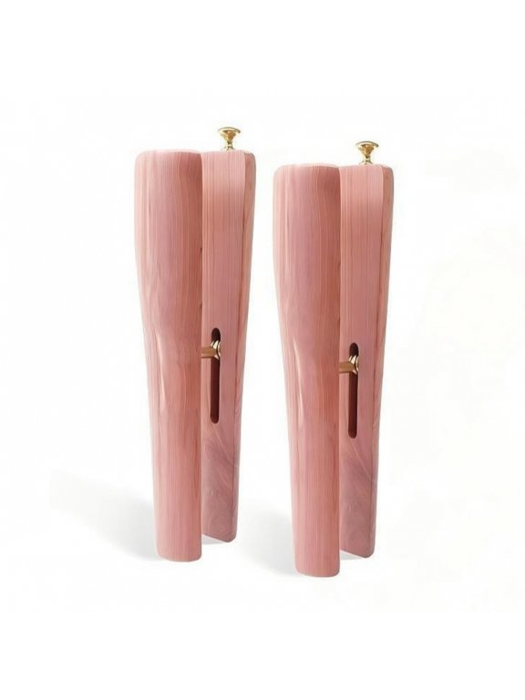 1 Cedar Boot Tree Freestanding Boot Shaper with Adjustable Metal Rod Odor Neutralizing for Tall Short Boots Storage