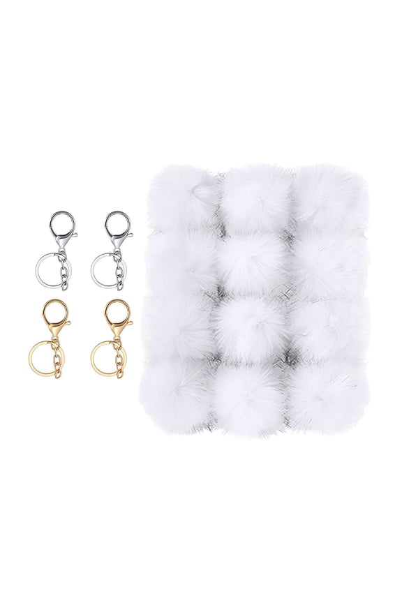 10 Hats DIY Balls with Elastic Loop Removable Knitting Hat for Hats Keychains Shoes Scarf D D